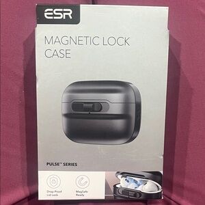 ESR Magnetic Drop Proof Lid Lock Case for AirPods